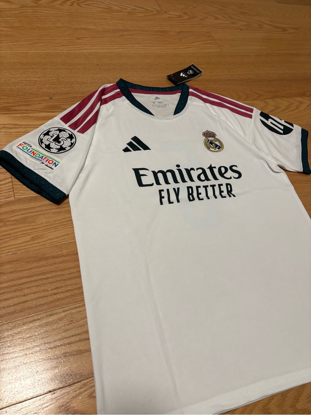 adidas Real Madrid “Bellingham”Home Jersey - White